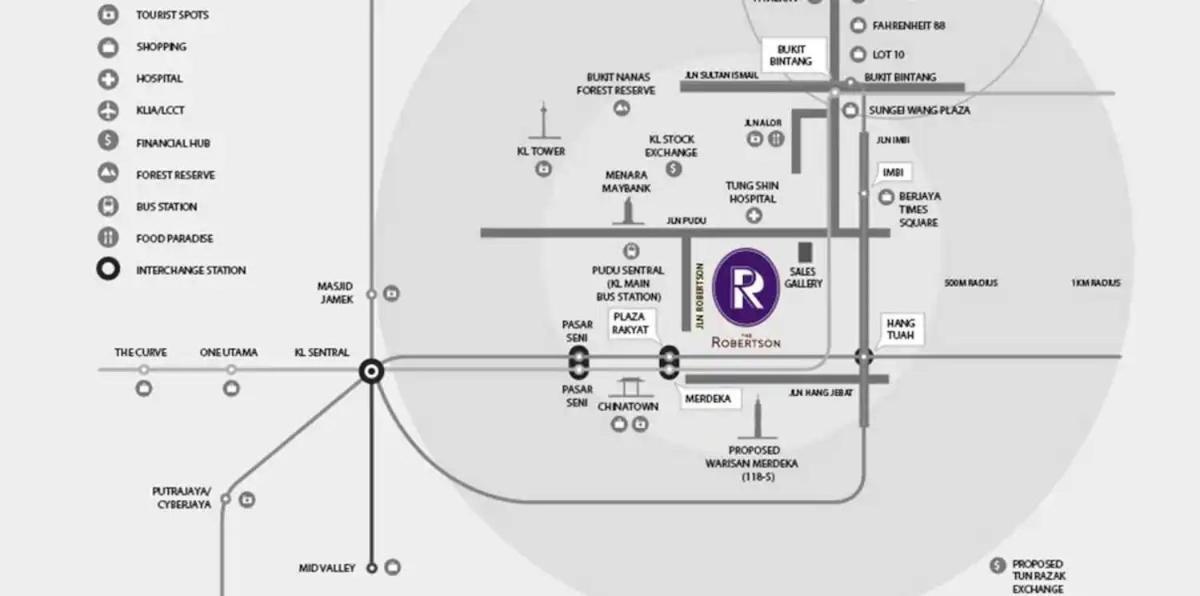 شقة Meta @ Robertson Kl Bukit Bintang كوالالمبور المظهر الخارجي الصورة